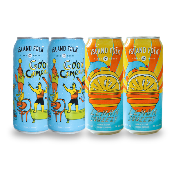 Island Folk Cider Assorted 4 pack cans