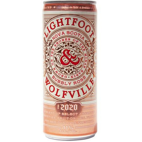 Lightfoot & Wolfville Bubbly Rosé 200 ml can