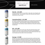 Tanner & Co Brewing Assortiment de 4 canettes