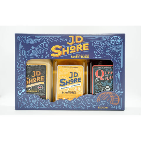 J.D. Shore Rum Gift Box 3 x 200 ml
