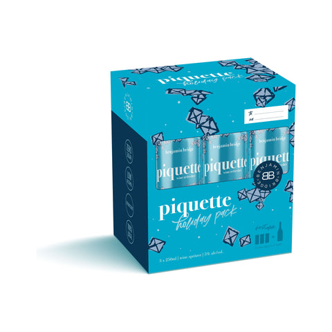 Benjamin Bridge Piquette Trio Coffret Cadeau Canettes