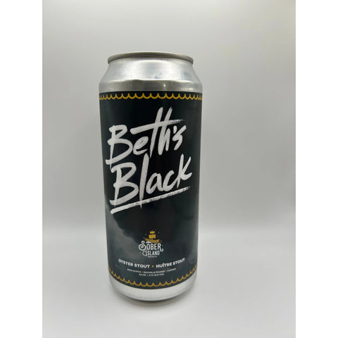 Sober Island Beth's Black Oyster Stout 4 Pack Cans