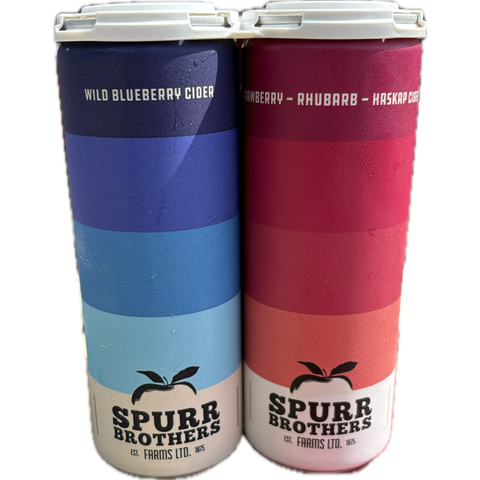 Spurr Brothers Cider Asst 4 pack cans