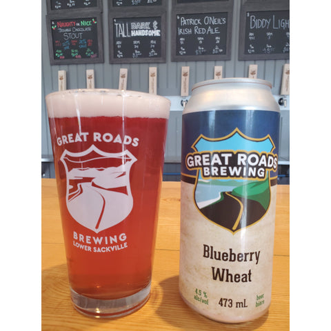 Great Roads Brewing Blueberry Wheat Beer 4 x 473 ml cans