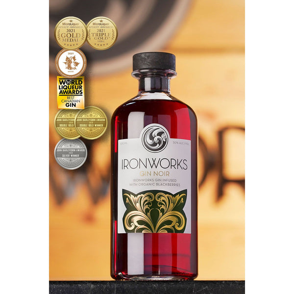 Ironworks Gin Noir - Mûre - 500 ml