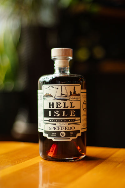 Compass Distillers Hell Isle Secret Plans Spiced Rum 750 ml