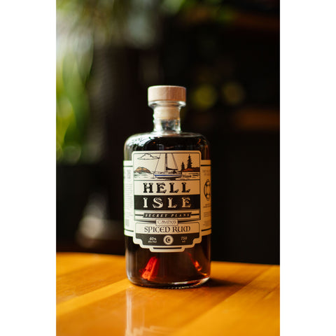 Compass Distillers Hell Isle Secret Plans Spiced Rum 750 ml