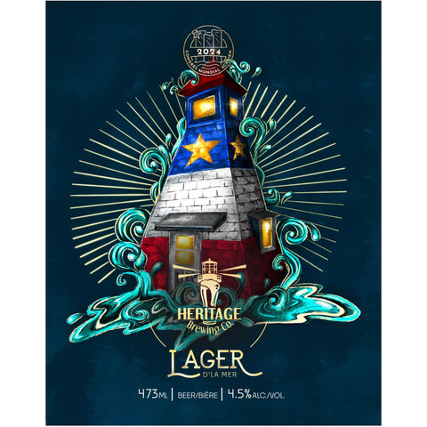 Heritage Brewing Lager D’La Mer 4 pack cans