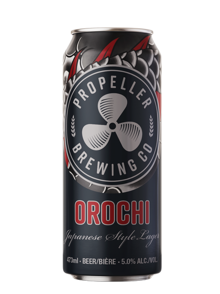 Propeller Orochi Japanese Style Lager 4 Pack Cans 473 ml