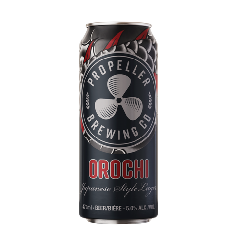 Propeller Orochi Japanese Style Lager 4 Pack Cans 473 ml