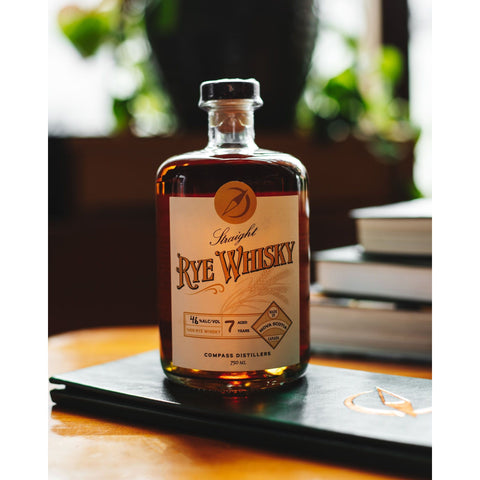Compass Distillers Straight Rye Whisky 750 ml