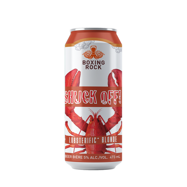 Boxing Rock Shuck Off Blonde 4 pack cans 4 x 473 ml