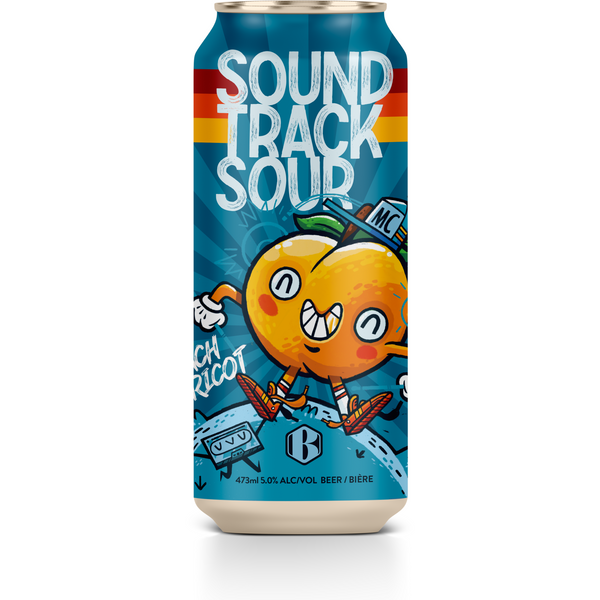 Burnside Brewing Soundtrack Peach-Apricot Sour 4 pack cans