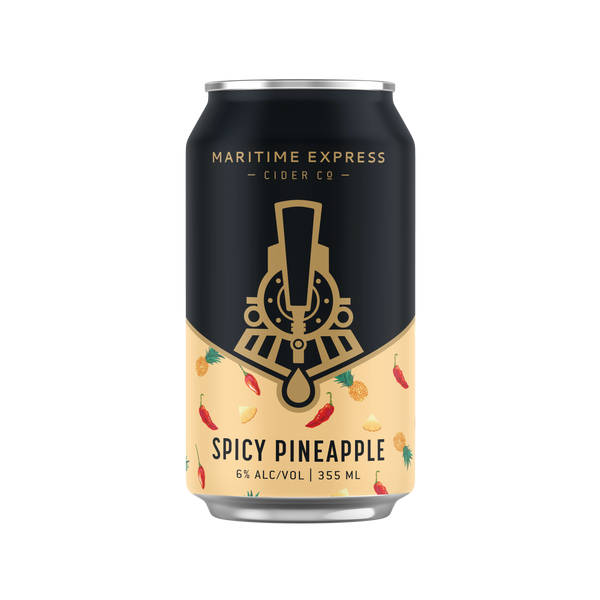 Maritime Express Spicy Pineapple Cider 4 x 355 ml Cans