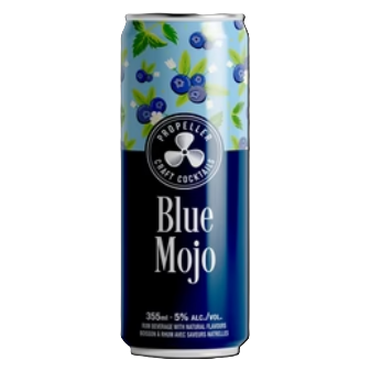 Propeller Blue Mojo Spritz Cocktail 4 Pack Cans 355 ml