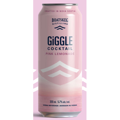 Boatskeg Distilling Giggles Pink Lemonade Cocktail 6 pack cans