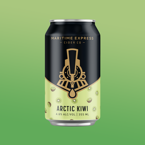 Maritime Express Arctic Kiwi Cider 4 x 355 ml Cans