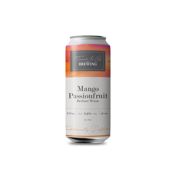 Tanner & Co Mango Passionfruit Sour 4 pack cans