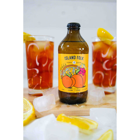 Island Folk Cider Peach Iced Tea Cider 355 ml