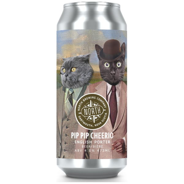 North Brewing Pip Pip Cheerio Porter 4 pack cans