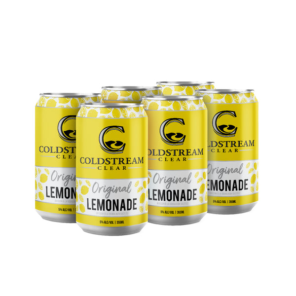 Coldstream Clear Hard Lemonade 6 pack cans