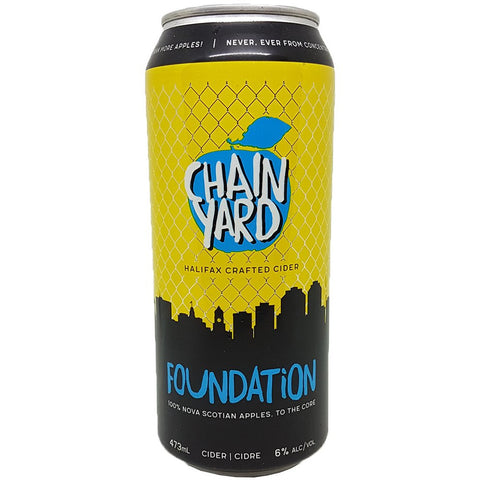 Chain Yard Foundation Cider 4 pack cans 4 x 473 ml