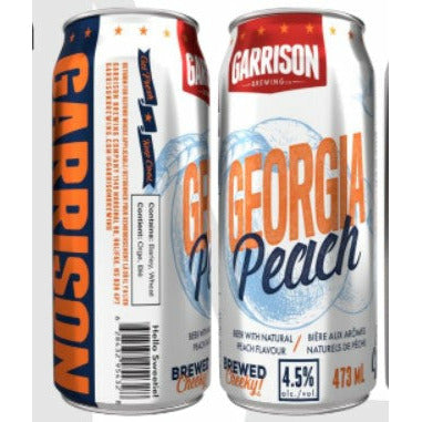 Garrison Georgia Peach 4 pack cans